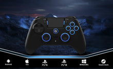 Load image into Gallery viewer, Original QRD Spark N5 Wireless Controller for PS5 PS4 PS3 IOS Android PC Hall 9-color LED lights Vibration effect PS4 Gamepad