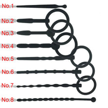 将图片加载到图库查看器,1 PC Soft Silicone Stretching Urethral Dilator Male Gay Sounding Penis Insert Plug Sound Catheter Tube Bdsm Sex Toys for Men
