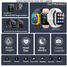 Load image into Gallery viewer, T88K Smart Sports Watch LCD Display 1.68 Men Waterproof Smart Watch Women Fashion Trend Watch