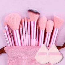 Load image into Gallery viewer, Soft Fluffy Professional Makeup Brush Set - 13-16pcs for Foundation, Eyeshadow, and More