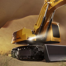 Load image into Gallery viewer, Alloy Remote Control Excavator Toy Car with Lights Sound Effect Electric Excavator Automobile Engineering Vehicle Children Gifts