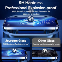 Load image into Gallery viewer, 2PCS 9H Tempered Glass For iPhone 13 Pro Max 12 11 X XR XS 7 8 8P Max Full Cover Ultra-HD Screen Protector for iPhone 13 Tempered Glass Film with Auto Alignment Tool Easy Installation 99% HD Clear 9H Hardness Bubble Free Screen Protector For iPhone