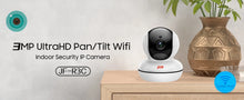 Load image into Gallery viewer, XM ICSee 3MP 2.4GHz WiFi Indoor Home Security IP Smart Baby Monitor Camera Automatic Tracking 24/7 Video Surveillance PTZ Camera