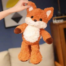 Load image into Gallery viewer, 35cm/50cm Cute Fluffy Fox Plush Toy Soft Cartoon Orange Foxes Stuffed Doll Appease Birthday Gift