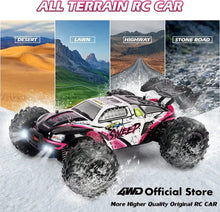 Load image into Gallery viewer, 4WD RC Off-Road Car - 1:16 High-Speed Brushless Truck, 50-80KM/H, 4x4 Drift Racing Toy for Kids & Adults