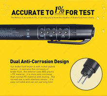 Load image into Gallery viewer, Auto Liquid testing Brake Fluid Tester pen for DOT3/DOT4 Accurate brake Oil test Quality Check Automotivo Car accessories