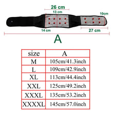 将图片加载到图库查看器,Adjustable Magnetic Therapy Back Belt – Lumbar Support & Self-Heating