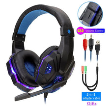 Load image into Gallery viewer, QearFun New Pink Headphones for PC Girls Gaming Wired Headset with Microphone Gamer for PS4 Windows XP/7/8/10 Laptop Phone