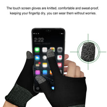 Load image into Gallery viewer, 2pcs Finger Thumb Sleeve Gloves For Gamer Non-scratch Portable Mobile Gaming Gloves Gaming Accessories Comfortable Sweat Proof