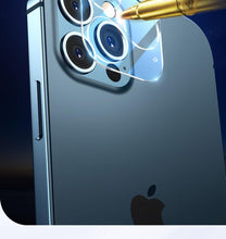 Load image into Gallery viewer, 4Pcs Full Cover Protective Glass for Iphone 14 11 12 13 Pro XS Max Camera Protector for Iphone X 11pro Max 12 13 Mini Lens films Glass Camera Lens Protector For iPhone