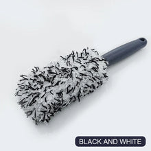 将图片加载到图库查看器,SEAMETAL Car Wheel Tire Rim Cleaning Brush Portable Plush Car Wheel Hub Brush Washing Tool Car Detailing Care Dust Removal Brush