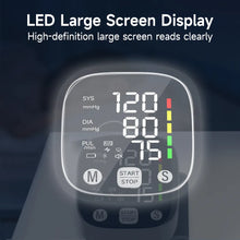 将图片加载到图库查看器,Yongrow Rechargeable Digital Wrist Blood Pressure Monitor Sphygmomanometer Tonometer Tensiometer Heart Rate Meter BP Monitor