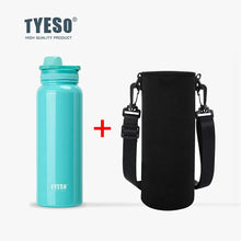 Load image into Gallery viewer, Stainless Steel Insulated Water Bottle (600-1200ml) | Hot & Cold Thermal Tumbler with Handle | Portable Vacuum Flask for Sports & Travel