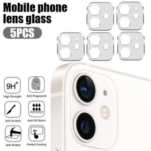 将图片加载到图库查看器,5Pcs Full Cover Protective Glass for Iphone 11 12 13 Pro XS Max Camera Protector for Iphone X 11pro Max 12 13 Mini 14 Pro Max Back Camera Protector Case Friendly Easy Installation Camera Lens Protector