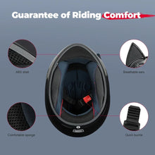Load image into Gallery viewer, Cat Ear Motorcycle Helmet Full Face Detachable DOT Certification Safety Moto Helmet For Women Men Breathable Gift For Girlfriend