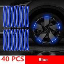 Load image into Gallery viewer, Car Wheel Hub Reflective Stripes Door Handle Safety Warning Sticker Car Rear Warning Tape Automobile Sticker Exterior Accessorie