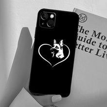 将图片加载到图库查看器,Cartoon German Shepherd Phone Case MAsk Dog Case For iPhone 13 12 Mini 11 14 Pro Max 6S 8 7 Plus SE 2022 2020 X XS Max XR Back Cover Poodle Dog Phone Case Compatible with iphone