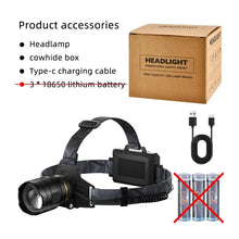 将图片加载到图库查看器,COBA Powerful XHP360 36-core Headlamp Flashlight 18650 Rechargeable ZOOM Head Flashlights High Power Head Lamp Fishing Headlight
