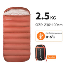 Load image into Gallery viewer, BISINNA Large Camping Sleeping Bag Lightweight 3 Season Loose Widen Bag Long Size for Adult Rest Hiking Fishing