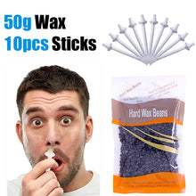 Load image into Gallery viewer, Portable Nose Waxing Kit for Men & Women - 50g-500g Hair Removal Nail Wax Cleaning Kit with Nose Clipper for Beauty Care