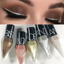Load image into Gallery viewer, Diamond Shiny Eyeliner Waterproof Silver Rose Gold Glitter Eye Shadow