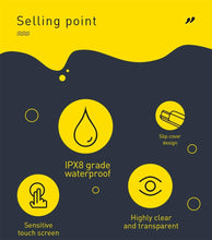 Load image into Gallery viewer, Unique Soft Waterproof Phone Case 7.2inch IPX8 Waterproof Phone Bag For iPhone 13 Waterproof Pouch Diving Surfing Phone Bag Case Cover Adjustable Rope Phone Case