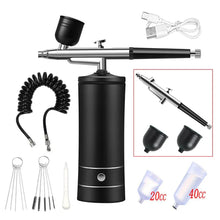 Load image into Gallery viewer, Portable Airbrush Nail Kit with Compressor - For Nails, Cake, and Crafts