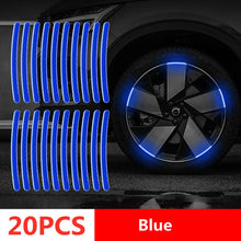 Load image into Gallery viewer, Car Wheel Hub Reflective Stripes Door Handle Safety Warning Sticker Car Rear Warning Tape Automobile Sticker Exterior Accessorie