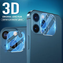 Load image into Gallery viewer, 3D HD Back Camera Lens For iPhone 14 Pro Max Plus 13 12 11 Mini Protective Glass Screen Protector On IPhone 14Pro 13Pro 9H Tempered Glass Not Affect Night Shot Camera Lens Protector For iPhone