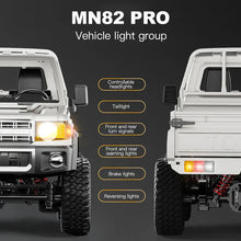 将图片加载到图库查看器,ZWN 1:12 Full Scale RC CAR MN82 Upgraded MN82 PRO Controllable Headlights 2.4G 4WD Off-Road Car Pick Up Truck Toy for Kids Gifts