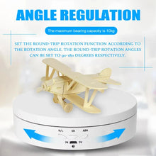 将图片加载到图库查看器,Motorised Rotating Mirror Display Stand,360 Degree Turntable, Jewellery Holder,USB Power Supply, Rotating Shooting, Three Speeds