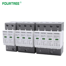 Load image into Gallery viewer, AC SPD Surge Protection 2P 3P 4P 10〜20KA/20〜40KA /30KA〜60KA House Lightning Protector Low-Voltage Arrester Protective Device