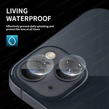 Load image into Gallery viewer, 3PCS Lens Protective Glass For iPhone 14 Pro Max 13 12 11 Pro Max Camera Protector for iPhone 13 12 14 Plus 14 pro Lens Glass Premium Tempered Glass Circle Film