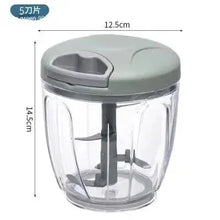 Load image into Gallery viewer, Home Kitchen Manual Ginger Grinder Garlic Mud Splasher Multifunctional Vegetable Cutter Handheld Meat Grinder Modern Minimalist