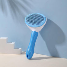 Load image into Gallery viewer, Pet Hair Remover Dog Brush Cat Comb Grooming Tools Dogs Accessories Cat Supplies Stainless Steel Beauty Massage Comb Dog Cat Brush Pet Brush for Long and Short Hair with Self-Cleaning Brush