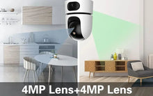 Load image into Gallery viewer, 10X Zoom 4K WiFi IP Camera Dual Lens Smart Home Auto Tracking CCTV Camera Wireless Surveillance Camera Security Baby Monitor Cam