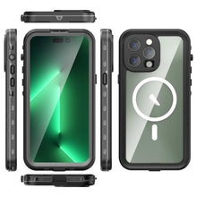 将图片加载到图库查看器,Waterproof Case For iPhone 14 Pro Max 14 Pro iPhone 13 Pro Max Protector Full Body Protective Dustproof Magnetic Phone Case Waterproof 360 Degree All-Round Protection with Built-in Screen Protector Outdoor Transparent Shockproof Case