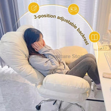 将图片加载到图库查看器,Large Soft Office Chair Home Gaming Computer Sofa Chair with Double Thick Armrest Gamer Comfortable Desk Rolling Swivel Chairs