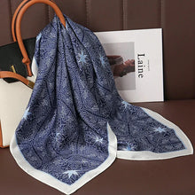 Load image into Gallery viewer, Luxury Satin Silk Square Scarf – Shawl, Hijab & Fashion Wrap 2023