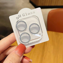 将图片加载到图库查看器,Glitter Full Cover Camera Lens Protector Glass For iPhone 13 12 11 Pro Max Mini 9H Tempered Glass for iPhone 12 Glass Lens Cover HD Clear Tempered Glass Back Camera Protector Ultra-Thin Easy Installation