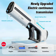 Load image into Gallery viewer, Electric Automatic Water Gun – Rechargeable High-Pressure Water Blaster for Kids & Adults, Portable Outdoor Beach Toy