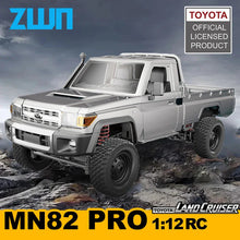 将图片加载到图库查看器,ZWN 1:12 Full Scale RC CAR MN82 Upgraded MN82 PRO Controllable Headlights 2.4G 4WD Off-Road Car Pick Up Truck Toy for Kids Gifts
