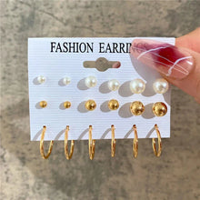 Load image into Gallery viewer, Gold Butterfly & Heart Dangle Earrings Set – Acrylic Drop Jewelry for Women