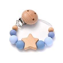 将图片加载到图库查看器,Baby Pacifier Chain Clip Silicone Teether Beads Soother Toy