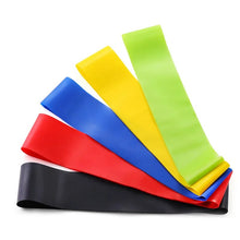 将图片加载到图库查看器,Portable Fitness Workout Equipment Rubber Resistance Bands Yoga Gym Elastic Gum Strength Pilates Crossfit Women Weight Sports