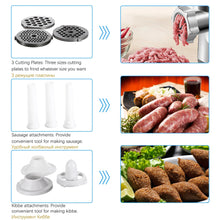 Load image into Gallery viewer, 3000W Electric Meat Grinders Stainless Steel Heavy Duty Mincer Sausage Stuffer Food Processor Home Appliances Chopper Sonifer