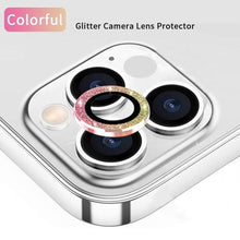 Load image into Gallery viewer, 3/1Pcs Luxury Camera Lens Protector For iPhone13 12 11 Pro Max Camera Protective For iPhone 12 13 Mini Back Lens Glass Camera Cover Circle Tempered Glass Protector