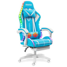 将图片加载到图库查看器,High Quality Gaming Chair RGB Light Office Chair Gamer Computer Chair Ergonomic Swivel Chair 2 Point Massage Gamer Chairs