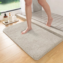 Load image into Gallery viewer, Long Hair Absorbent Bathroom Mat – Furry Non-Slip Shower & Entrance Rug