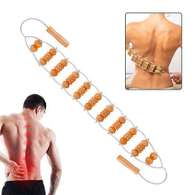 Load image into Gallery viewer, Wooden Therapy Massage Roller for Back Pain Relief & Body Shaping